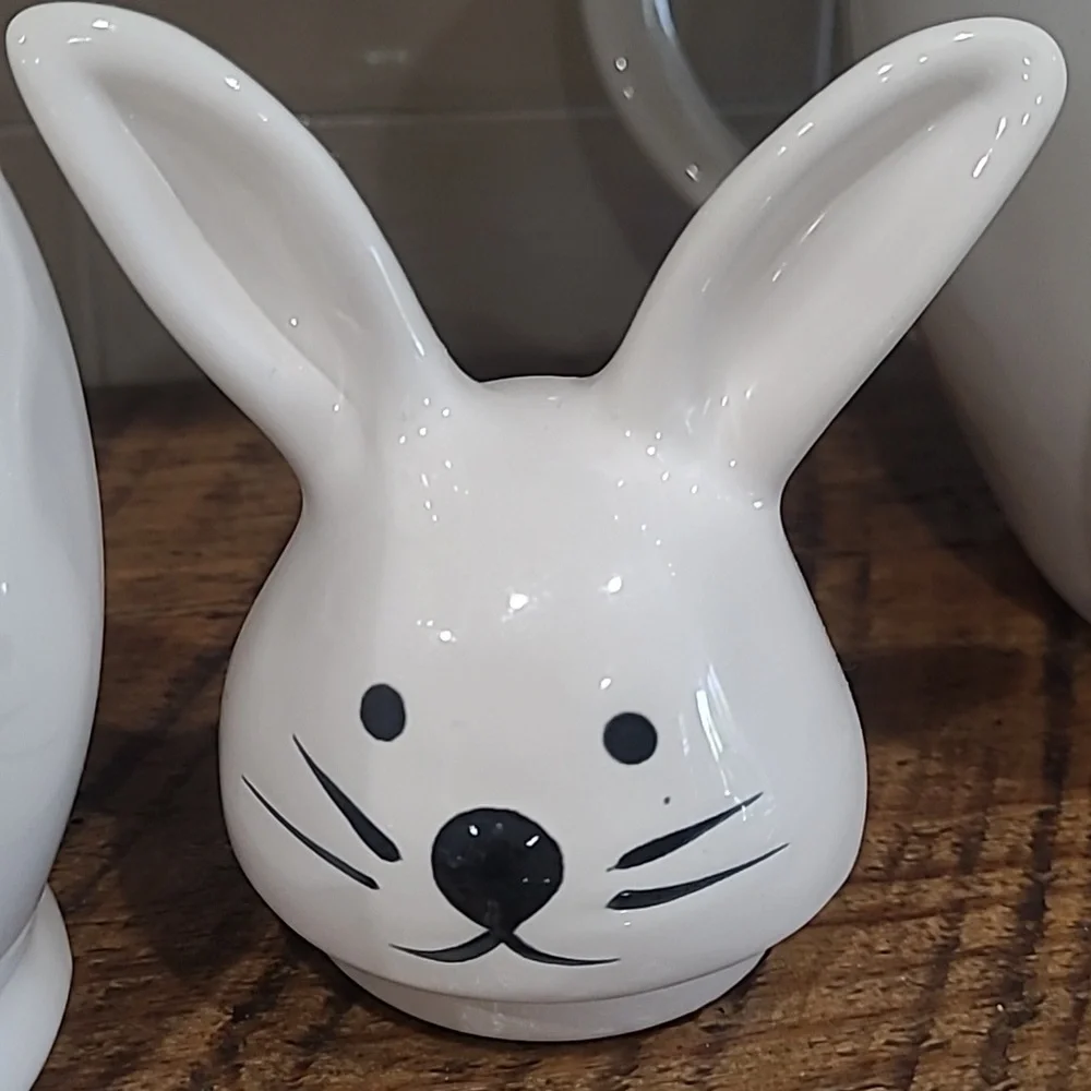 Rae Dunn White Bunny Sugar Jar - Picture 5 of 5